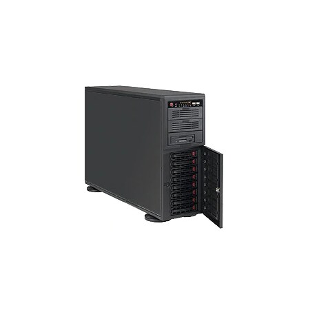 Supermicro Black 4U Tower Sc743Ac W/Sas3, Usb3, 668W Pws, Hf, Rohs CSE-743AC-668B